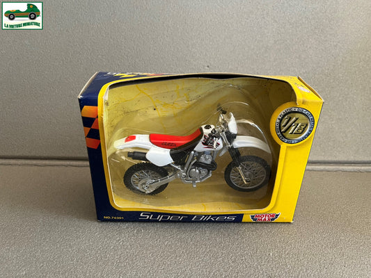 Moto miniature Honda 400R Cross Super Bikes Motor Max 1/18