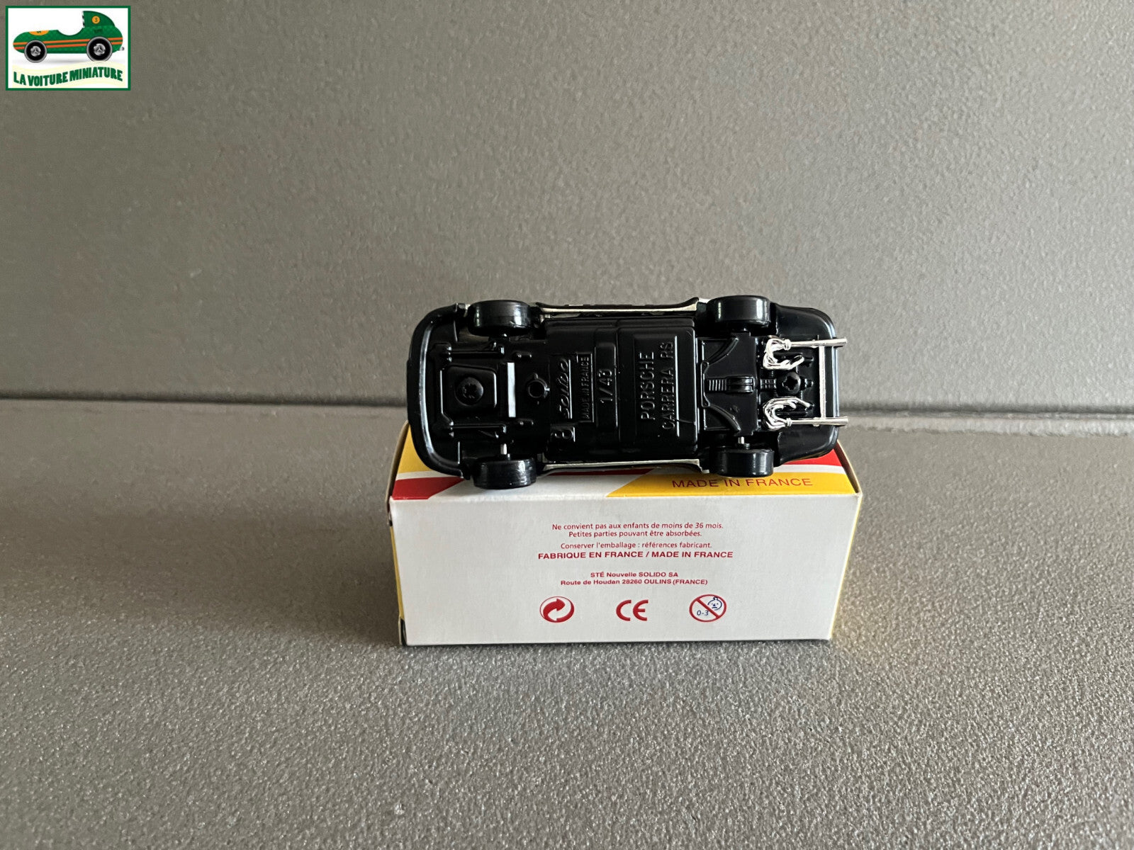 Voiture Miniature Porsche Carrera 1973 Solido Hachette 1/43
