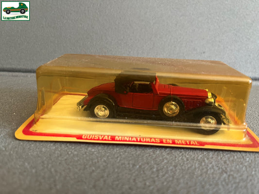 Ancienne Voiture miniature Guisval Made in Spain Blister Echelle Type Majorette