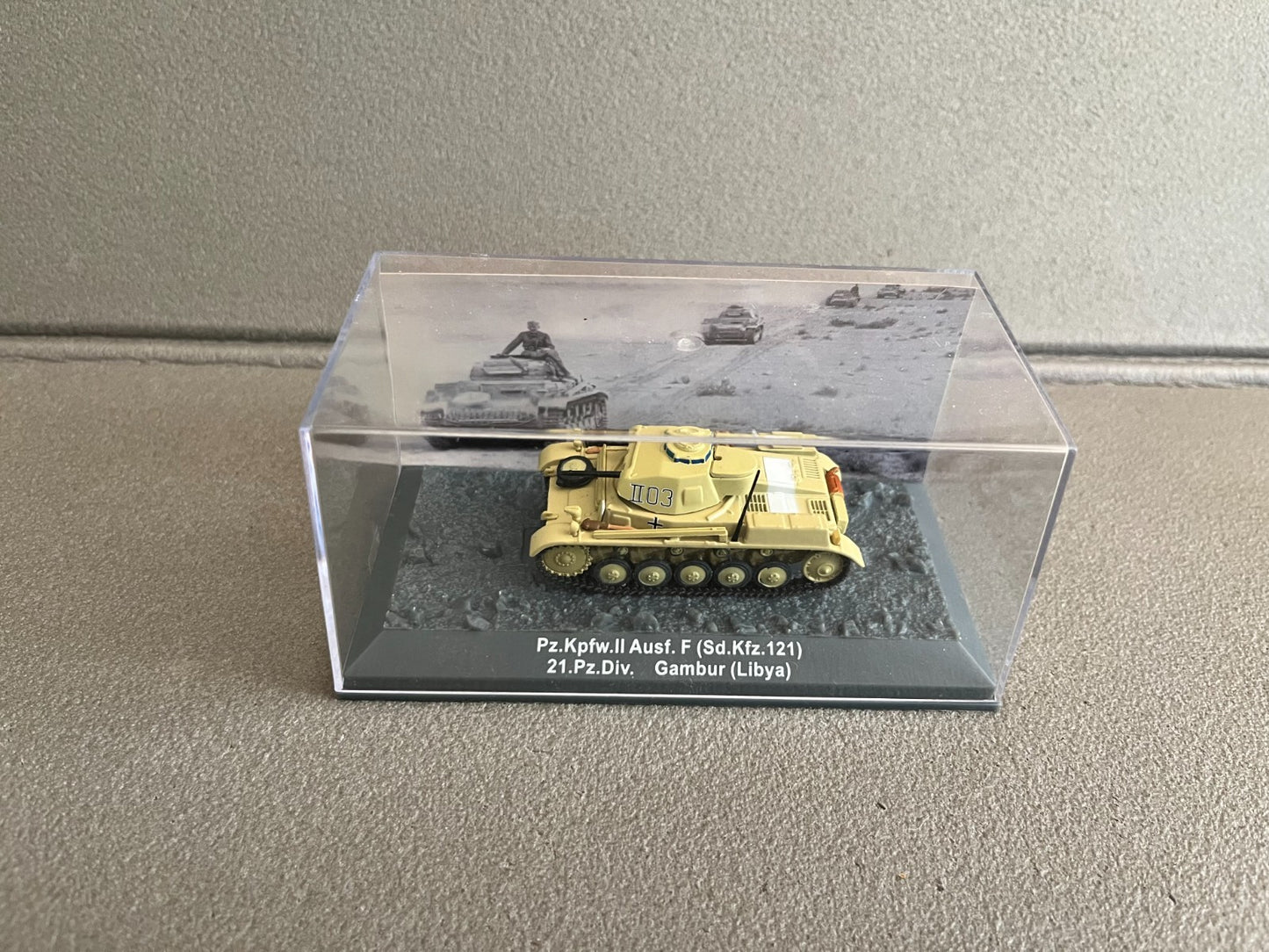 Miniature Militaire Char Tank Blindé Pz.Kpfw. II Ausf. F Altaya 1/72
