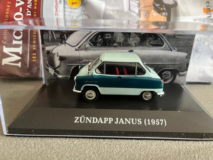 Voiture Miniature Zundapp Janus 1957 Micro-Voitures D'Antan Altaya 1/43