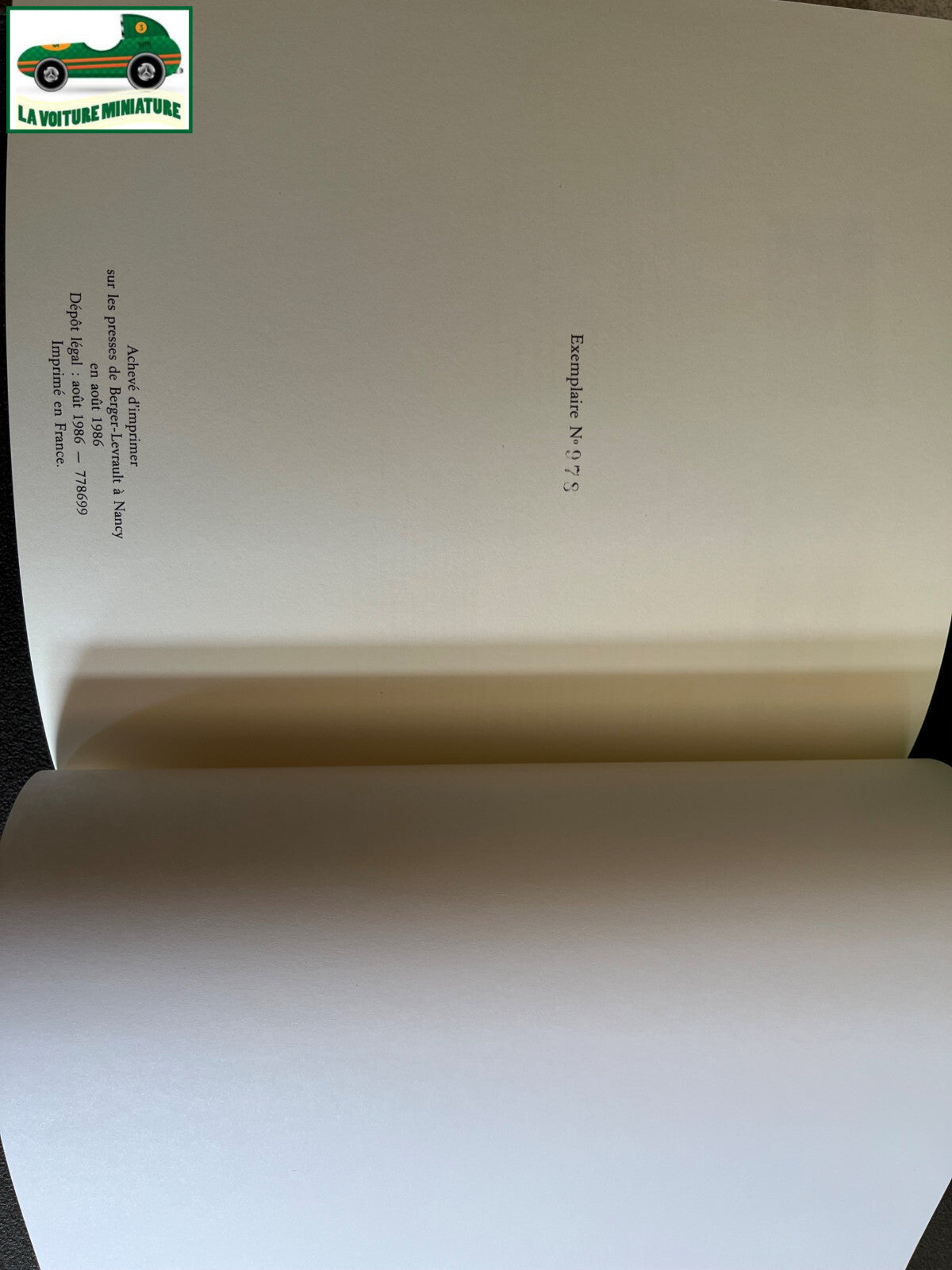 Livre Voiture Automobile Une Collection D'Avance Les Bolides de Jack Setton EPA