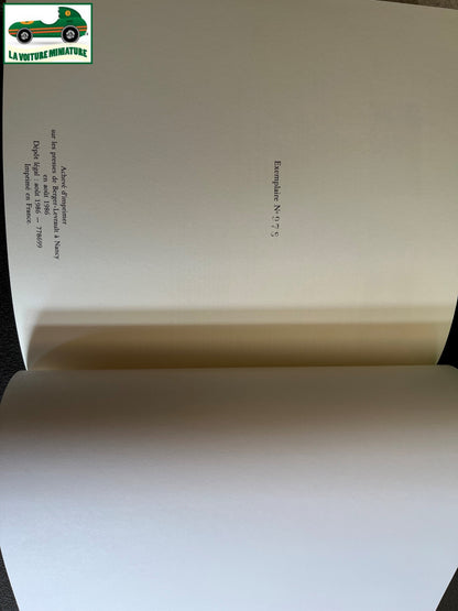 Livre Voiture Automobile Une Collection D'Avance Les Bolides de Jack Setton EPA