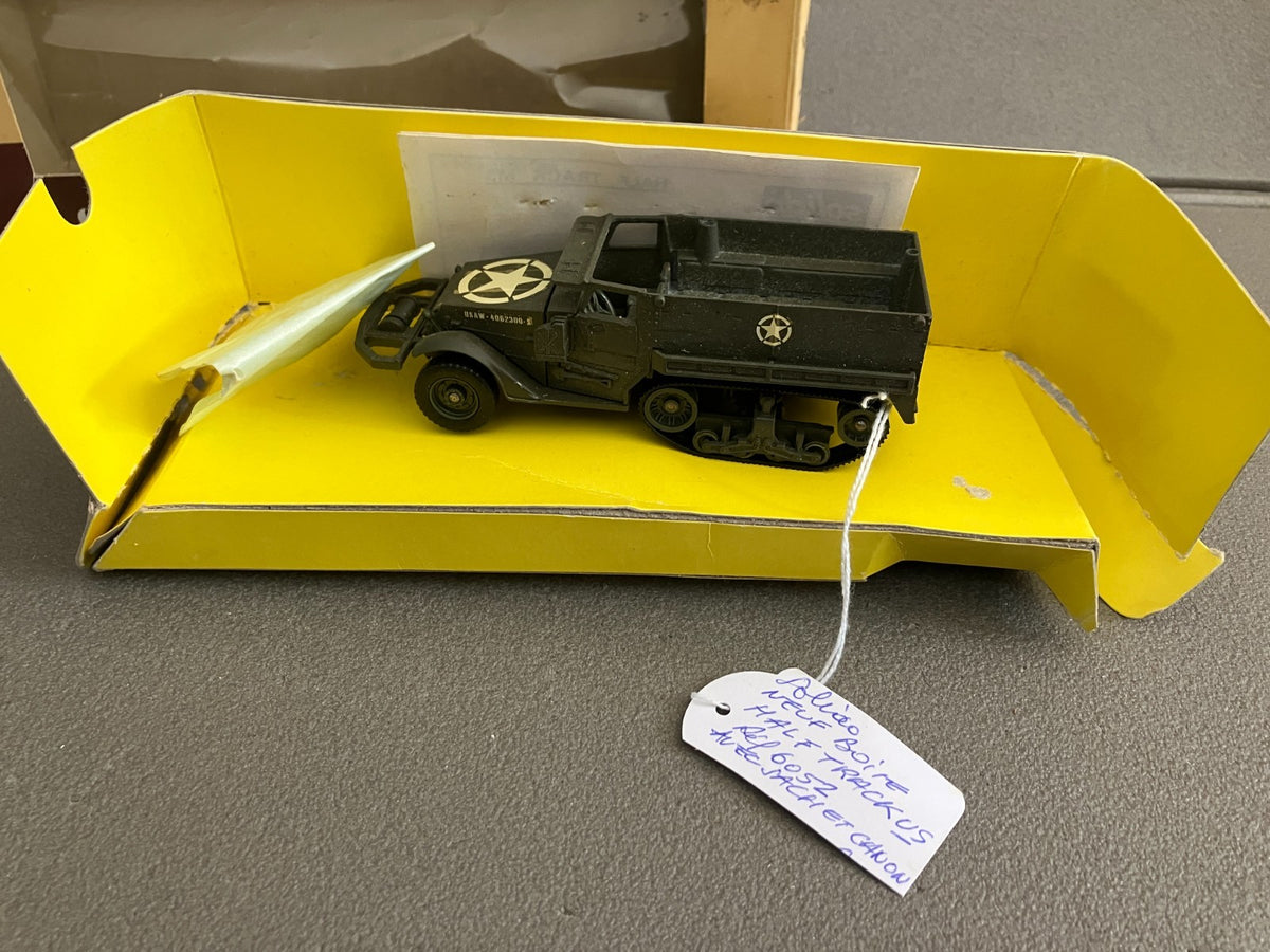 Ancienne Miniature Militaire Blindé Half Track US 6052 Solido France 1/50