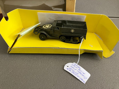 Ancienne Miniature Militaire Blindé Half Track US 6052 Solido France 1/50