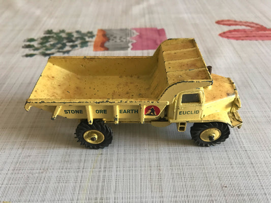 Ancienne Miniature Euclid Rear Dump Truck Dinky Super Toys Meccano England 965