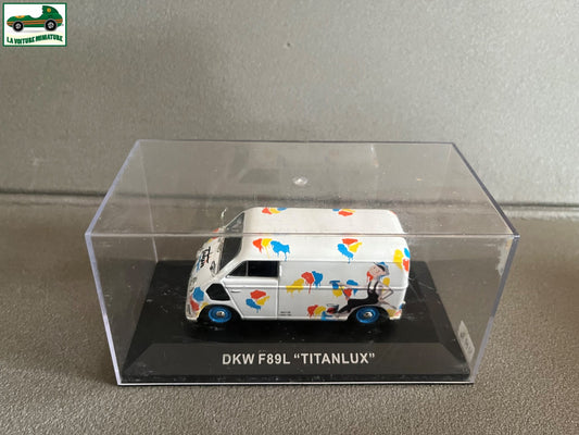 Voiture Miniature Camion Publicitaire DKW F89L Titanlux au 1/43