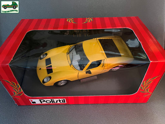 Voiture miniature Lamborghini Miura Polistil au 1/18
