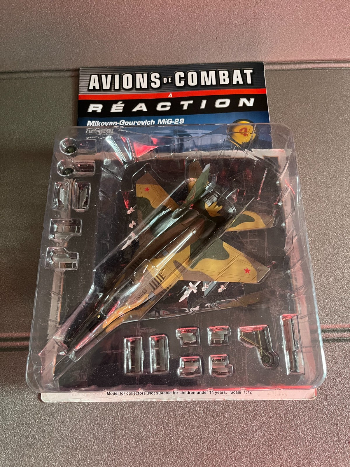 Avion miniature Militaire Combat Reaction Mikoyan Gourevich Mig-29 Altaya 1/72