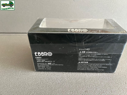 Voiture Miniature RQ Coniglio Debut Race Ebbro au 1/43