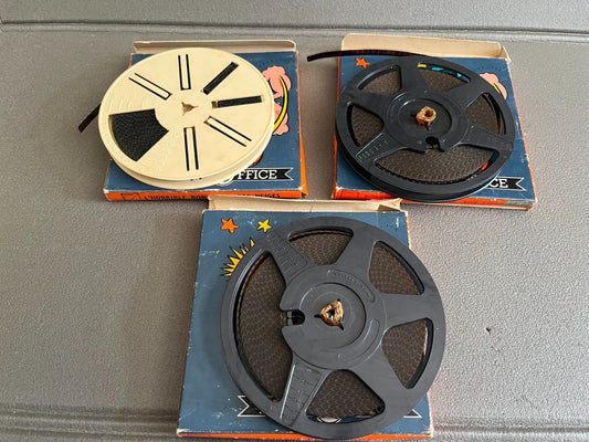 Lot Ancien Super 8 Film Office Popeye Bonhomme Neige Cage Lions Martiens