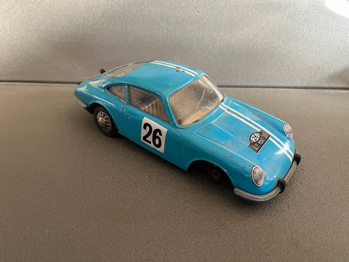 Jouet Ancien Voiture Tôle Mécanisme Porsche 912 Joustra France Vintage Epave