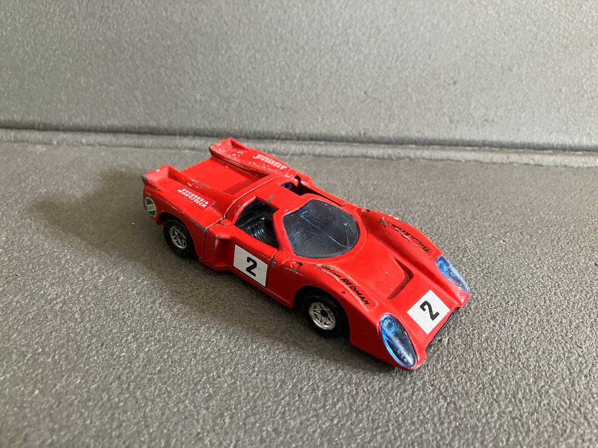 Ancienne Voiture Miniature Chevron GT B 16 Politoys  Italy au 1/43 Epave