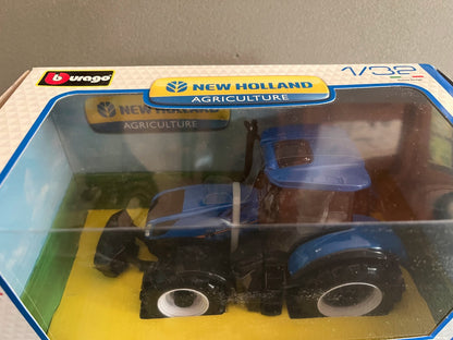 Voiture miniature Tracteur Agricole New Holland T7 315 1/32 Burago
