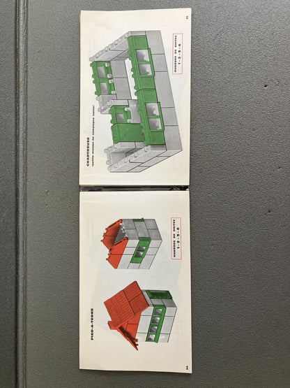 Ancien Dépliant Documentation Catalogue Jouet Brique Pierres Magiques HO