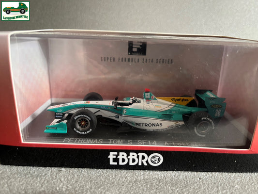Voiture Miniature Petronas Tom's SF14 Formula 2014 F1 Ebbro au 1/43