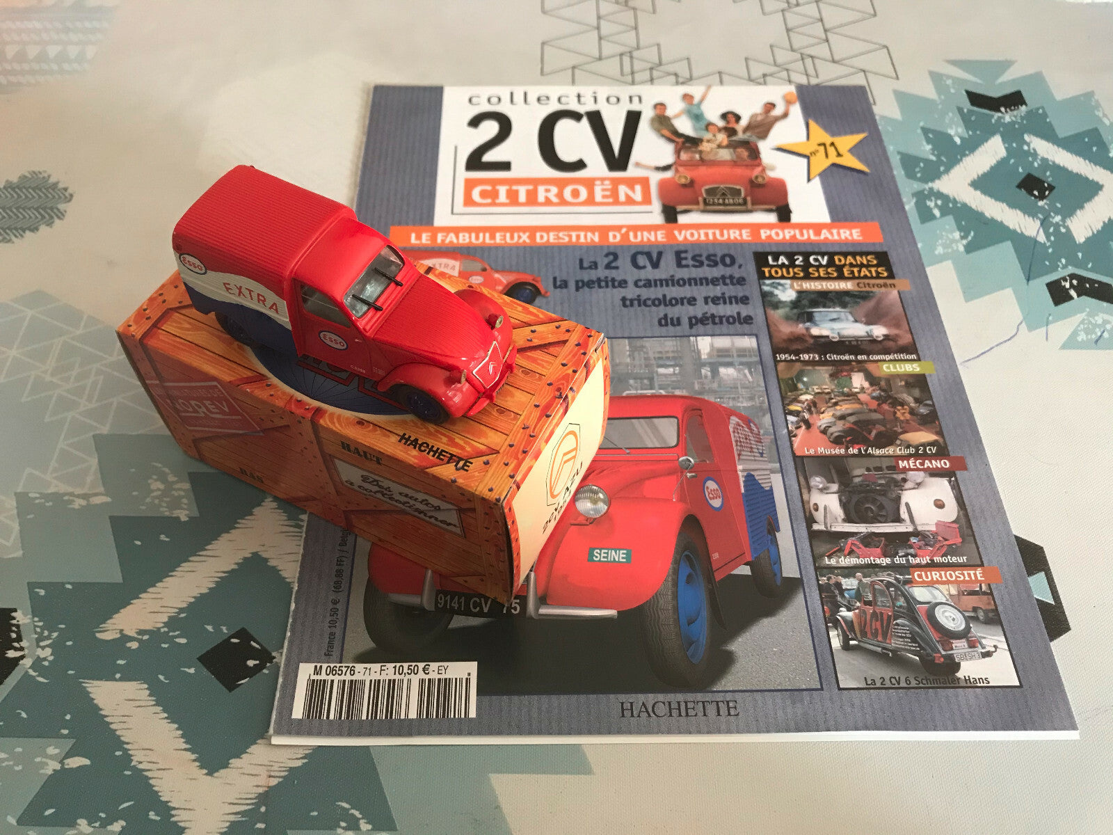 Voiture Miniature 2 CV Citroen 2CV Azu Esso 1954 Norev 1/43