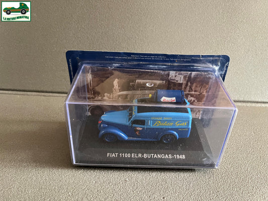 Voiture Miniature Fiat 1100 ELR Butangas 1948 au 1/43