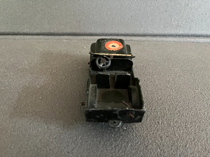 Rare Ancienne Voiture Miniature Militaire Jeep Willis Armée Française Zamak 1/43