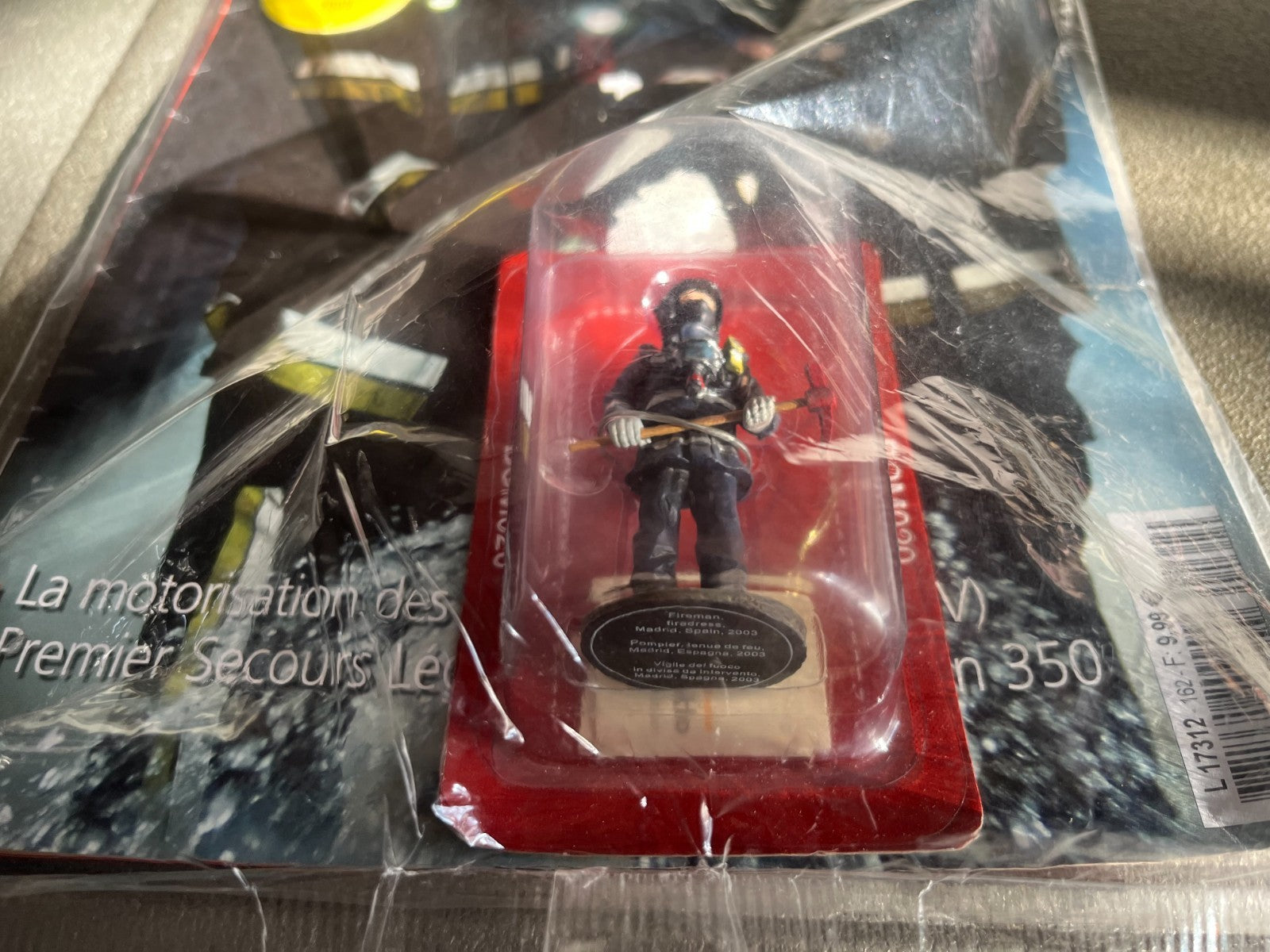 Soldat du feu Plomb Zamac Pompiers Delprado BOM020 162 Plombs Collection