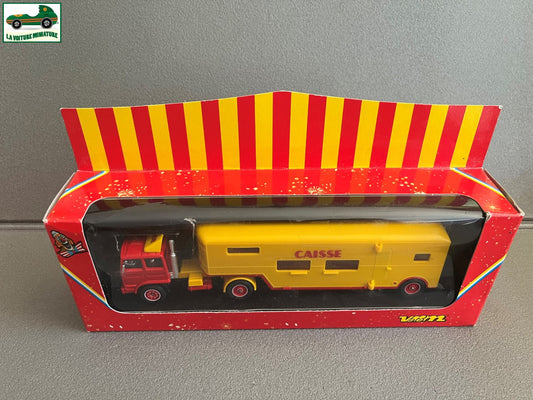 Voiture Miniature Semi Remorque Renault Transport Caisse Pinder Verem 808 1/50