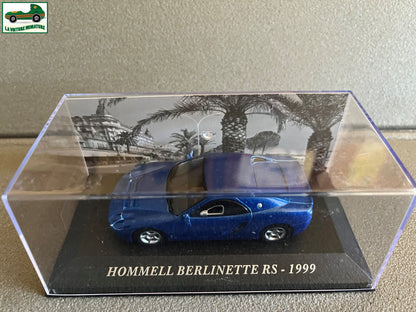 Voiture Miniature Hommell Berlinette RS 1999 au 1/43 Ixo Altaya