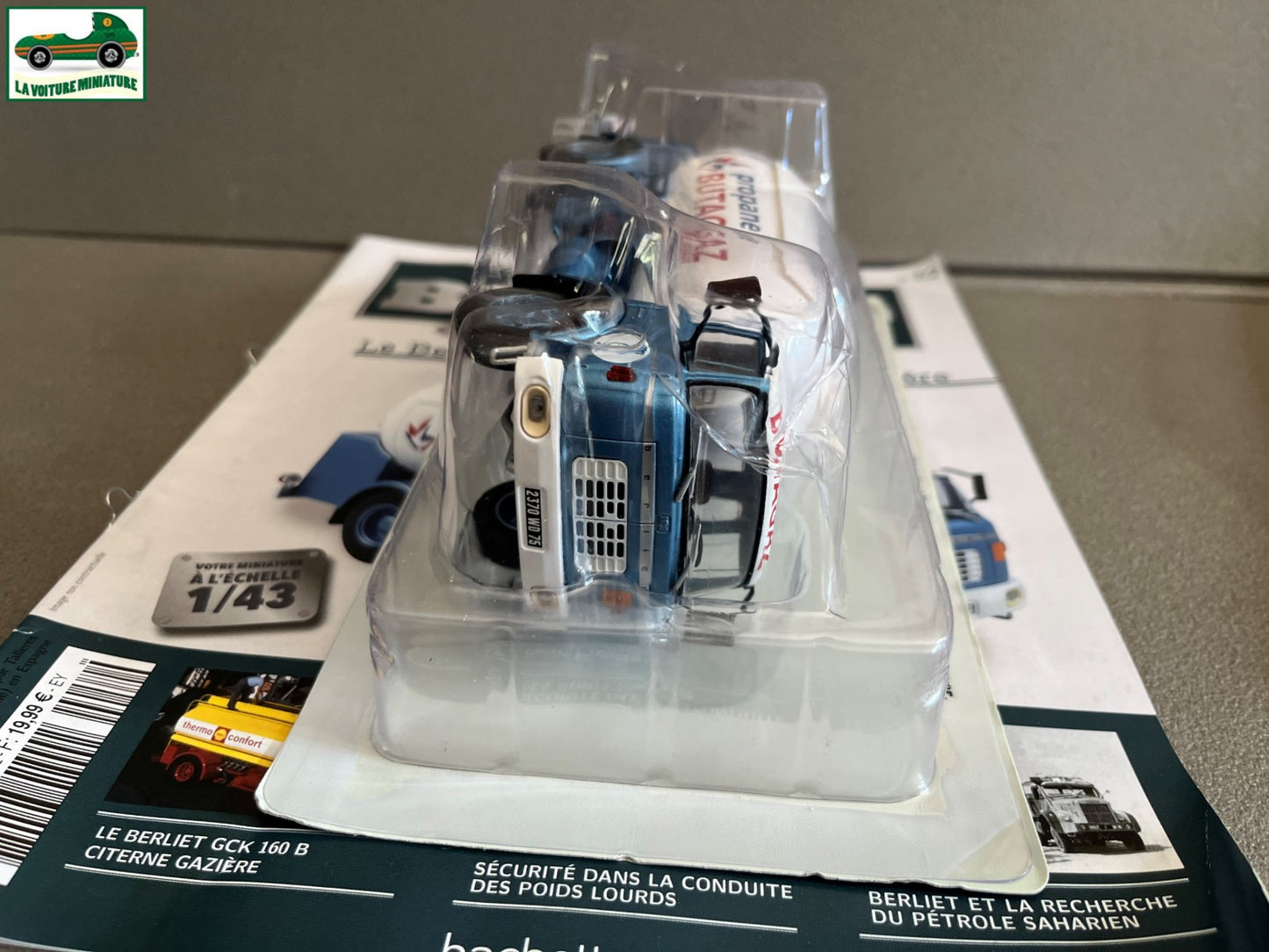 Voiture miniature Camion Berliet GCK 160 B Butagaz Hachette 1/43