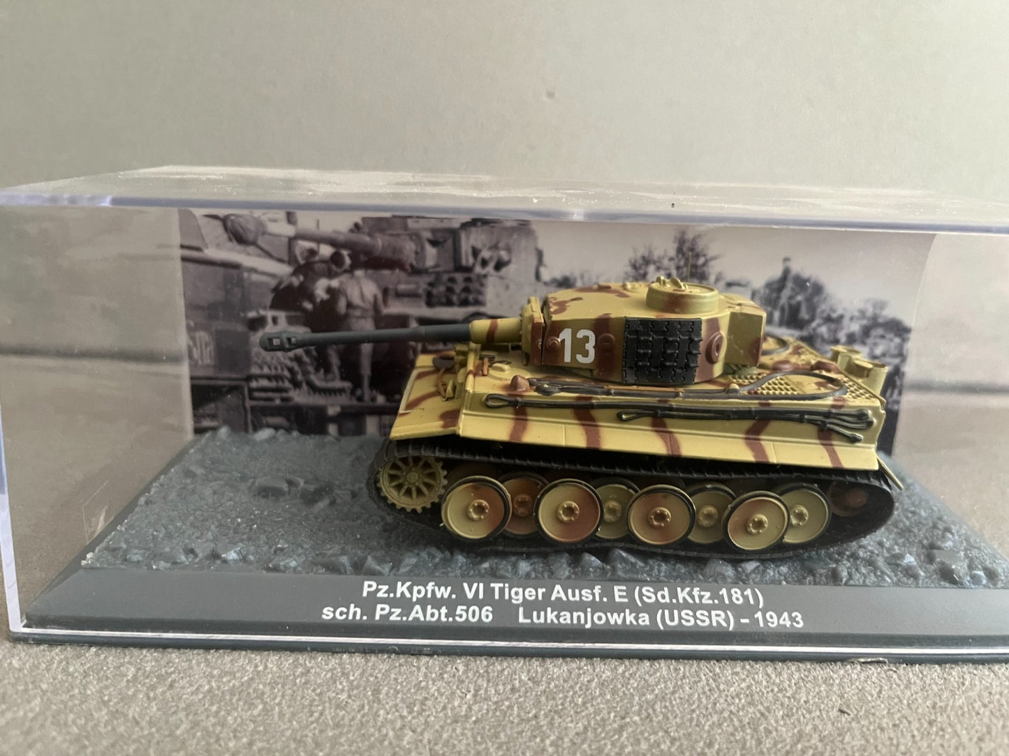Miniature Militaire Char Tank Blindé Pz.Kpfw. VI Tiger I Ausf. E Altaya 1/72
