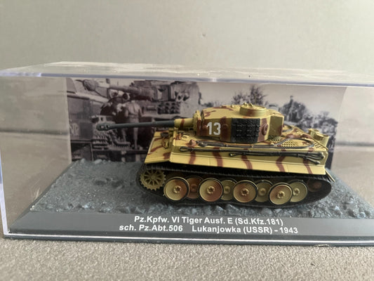 Miniature Militaire Char Tank Blindé Pz.Kpfw. VI Tiger I Ausf. E Altaya 1/72
