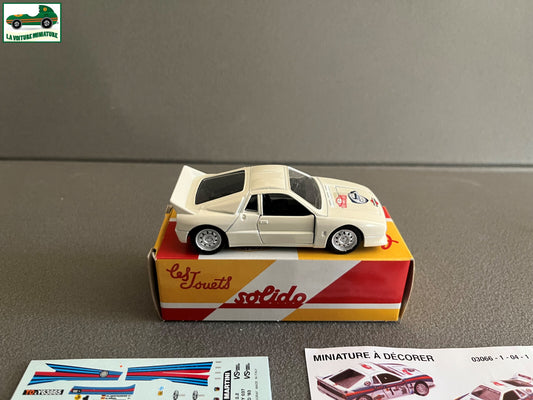 Voiture Miniature Lancia Rally Rallye Monte Carlo 1983 Solido Hachette 1/43