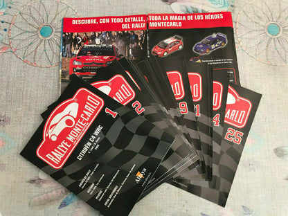 Voiture miniature Lot de 25 Fascicule Espagnol Rallye de Monte Carlo Altaya 1/43