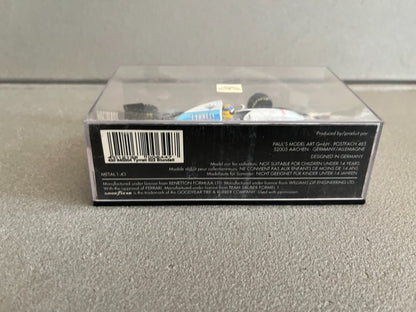 Voiture Miniature Formule 1 F1 Tyrrell Yamaha 022 Blundell Minichamps au 1/43
