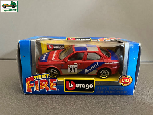 Voiture miniature Alfa Romeo 156 Portello Burago au 1/43