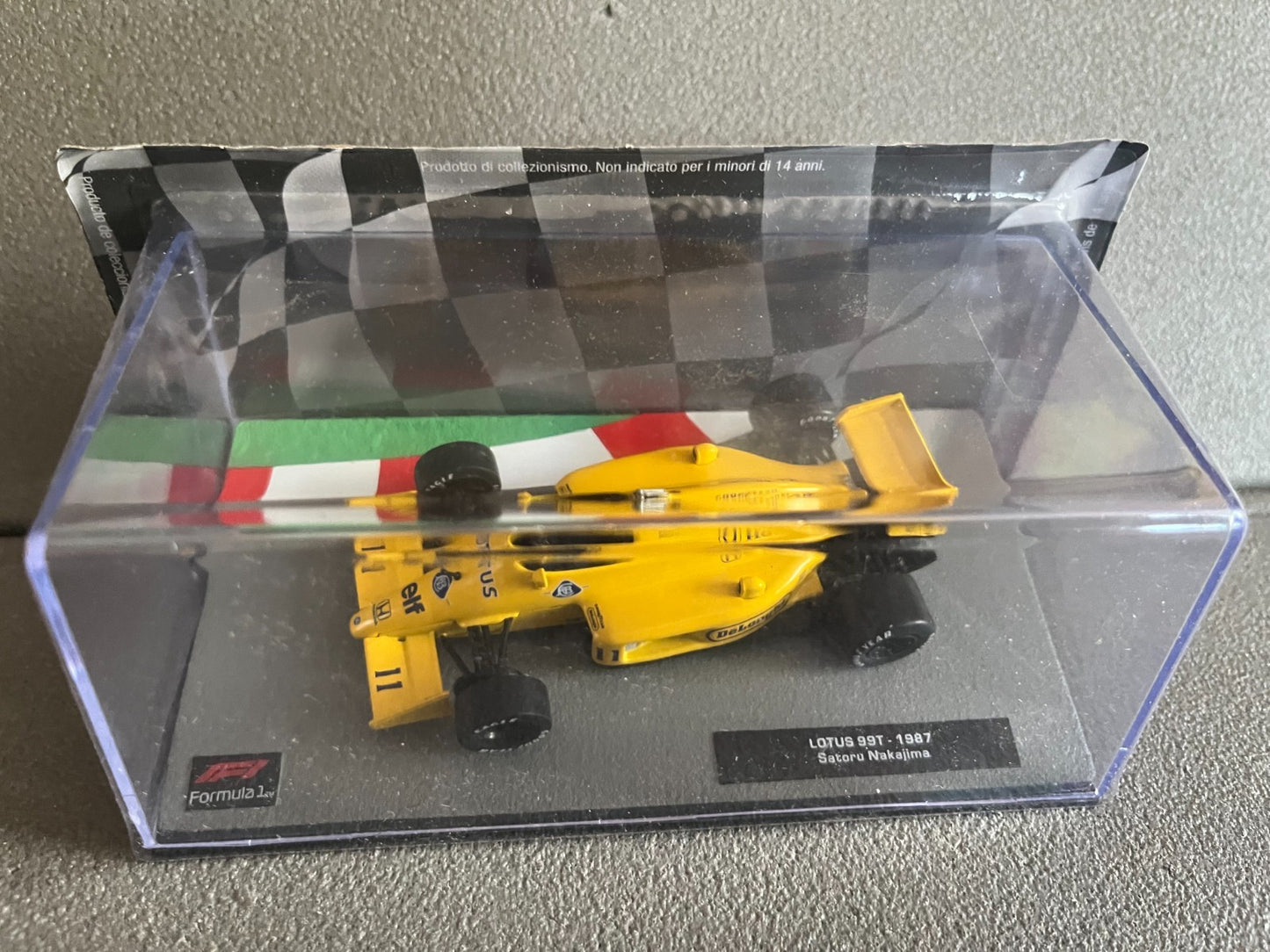 Voiture miniature Formule 1 F1 Lotus 99T 1987 Nakajima 1/43