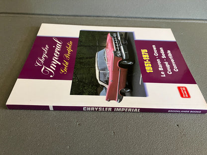 Livre Voiture Automobile Américaine Chrysler Imperial 1951 1975 Brooklands Books