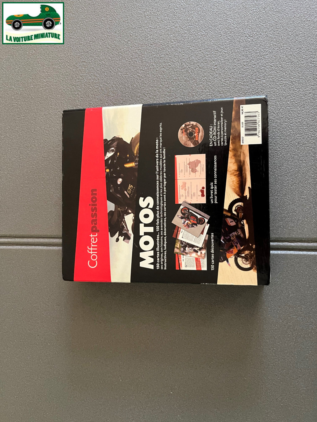 Livre Carte Fiche CD Moto Motos Coffret Passion Grund