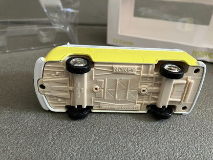 Voiture Miniature Volkswagen Combi T2B Camping Car Van Norev 1/43