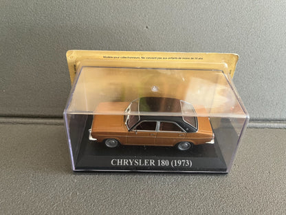 Voiture Miniature Chrysler 180 1973 Altaya au 1/43