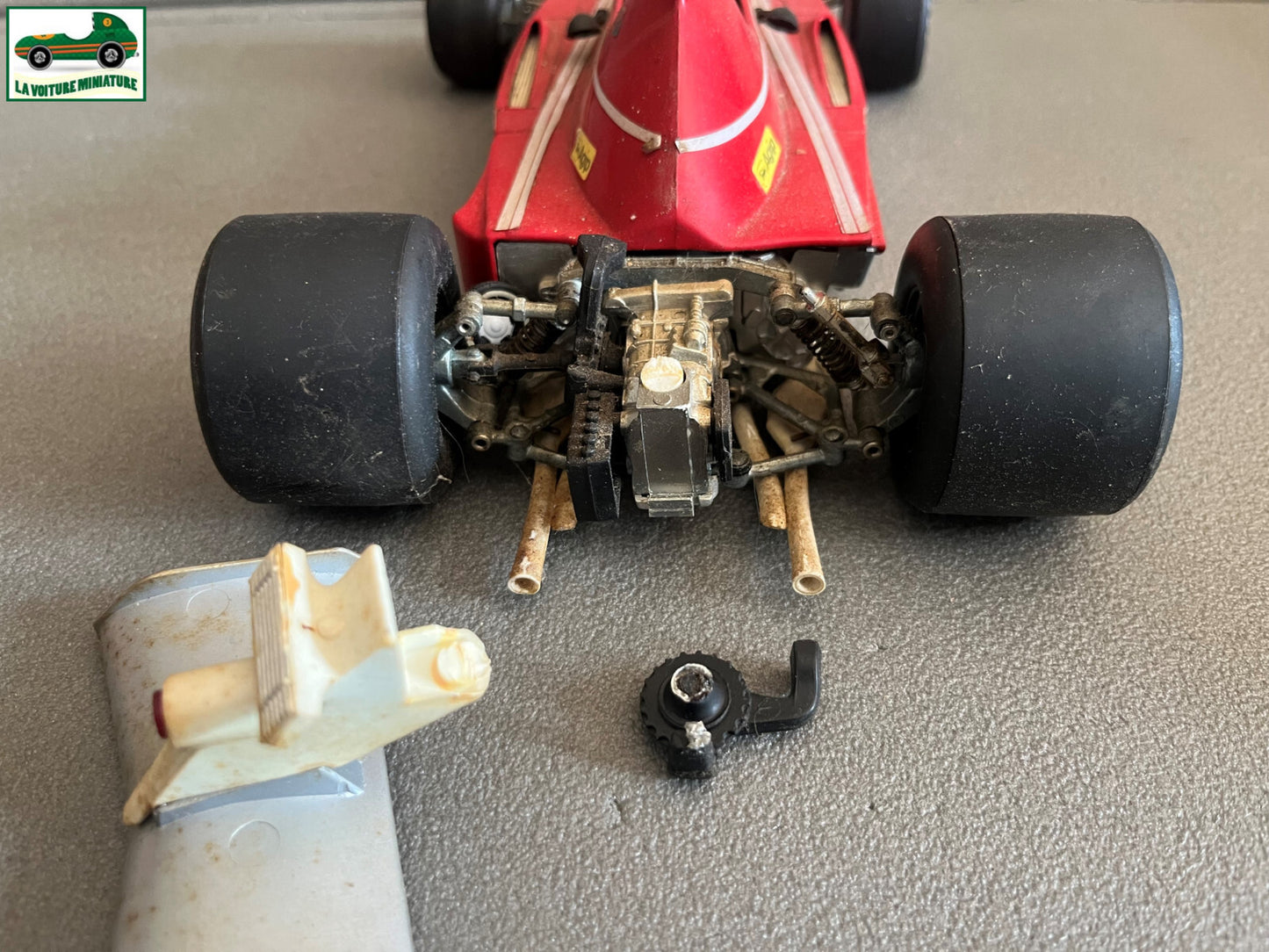 Ancienne Voiture Miniature Ferrari 312 B3 Lauda F1 Polistil Italy au 1/16