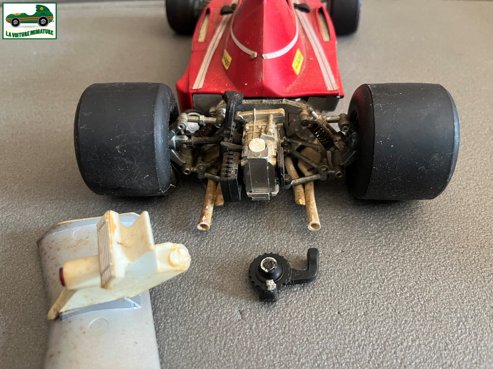 Ancienne Voiture Miniature Ferrari 312 B3 Lauda F1 Polistil Italy au 1/16