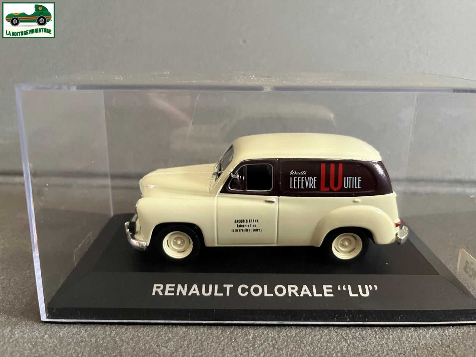 Voiture Miniature Publicitaire Renault Colorale LU au 1/43