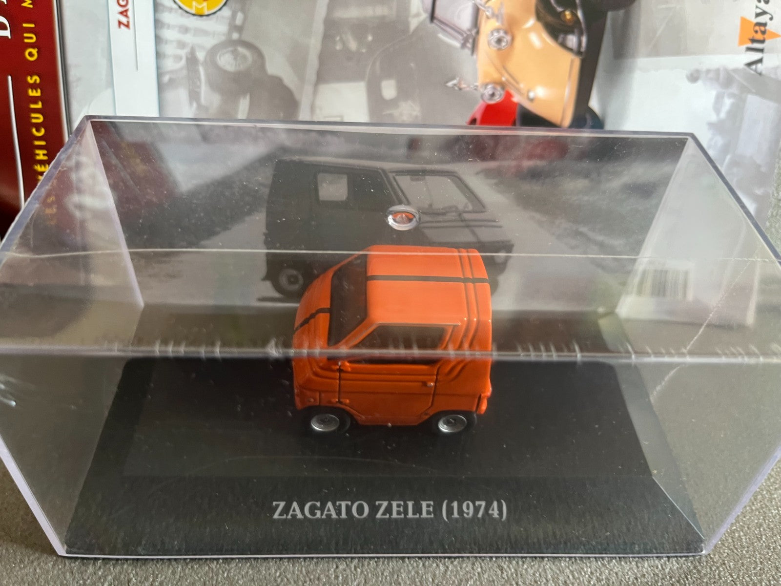 Voiture Miniature Zagato Zele 1974 Micro-Voitures D'Antan Altaya 1/43