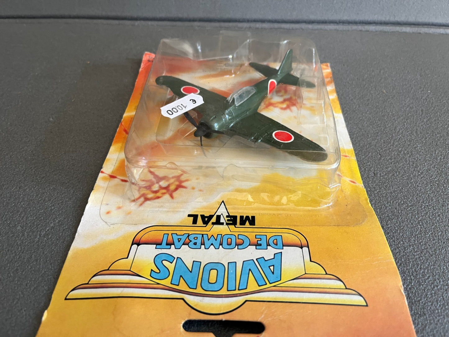 Ancien Avion miniature Militaire de Combat Métal Zero Fighter Pyragric REF 118