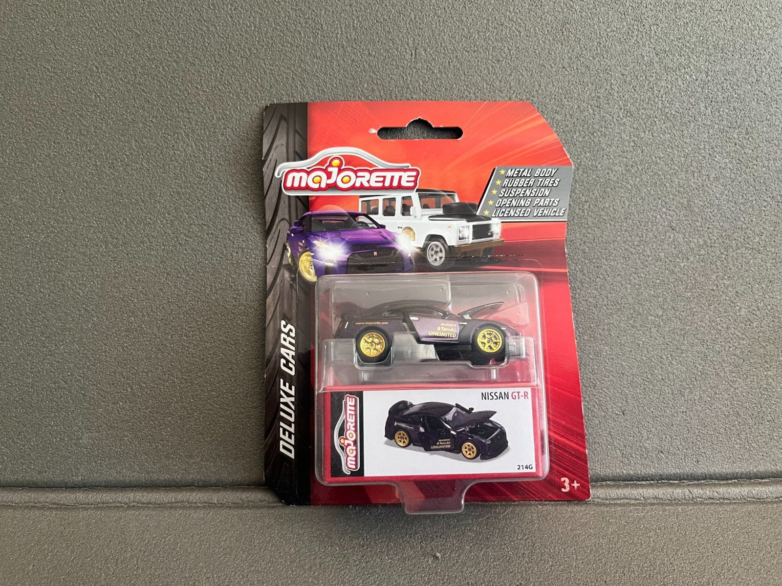 Voiture miniature Nissan GT-R 214G Majorette  au 1/60 1/64