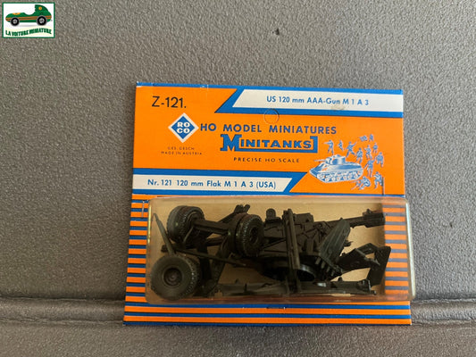 Miniature Engin Militaire Canon Z-121 US 120 mm AAA-Gun Roco Minitanks  1/87 HO