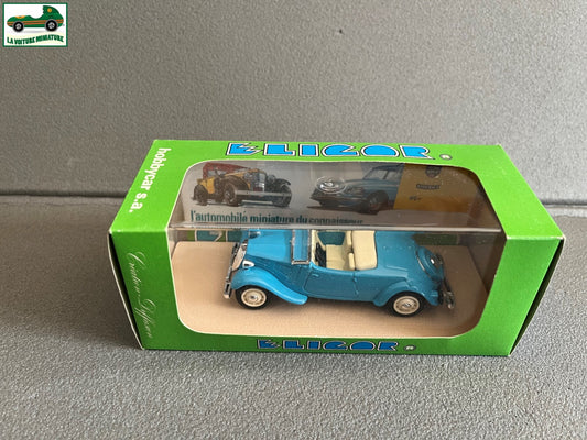 Voiture Miniature Citroen Traction 1938 11 BL Découvert Eligor France au 1/43