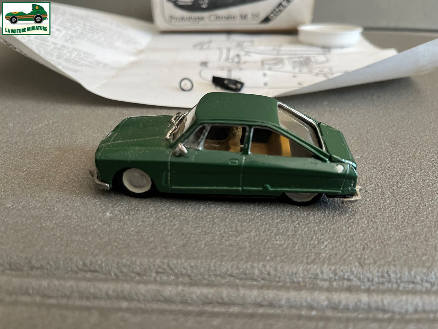 Voiture Miniature Kit Métal Ancien Prototype Citroen M35 Quiralu au 1/43