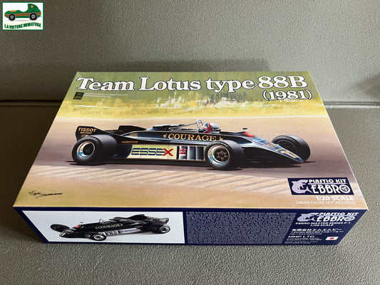 Maquette  à monter F1 Voiture miniature Team Lotus type 88b 1981 Ebbro 1/20