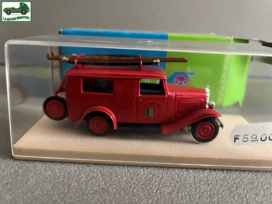 Voiture miniature Citroen 500 KG Pompiers 1934 Eligor France au 1/43