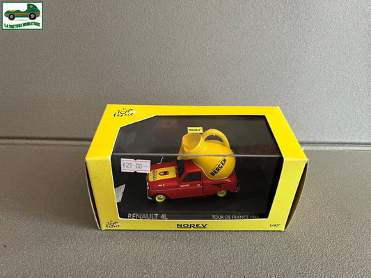 Voiture Miniature Renault 4L Berger Tour de France 1969 Norev au 1/43